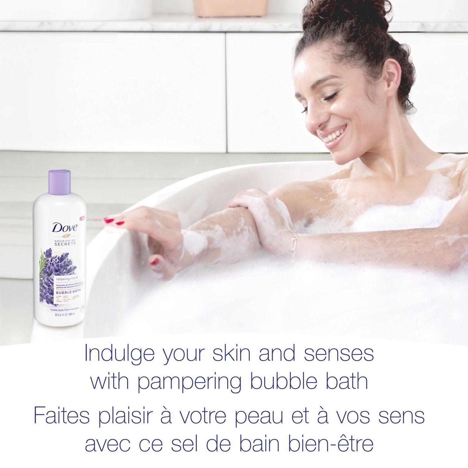 Dove Bubble Bath Lavender and Chamomile