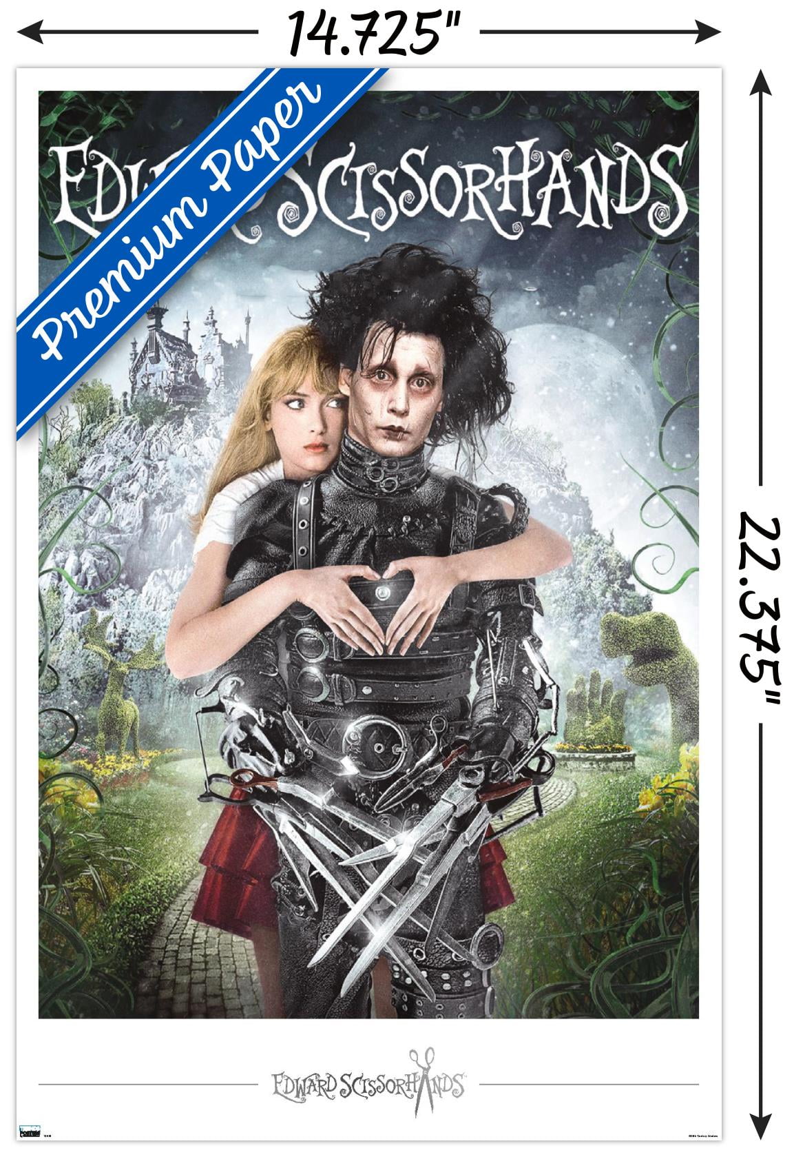 Edward Scissorhands - Heart Wall Poster, 14.725" x 22.375"