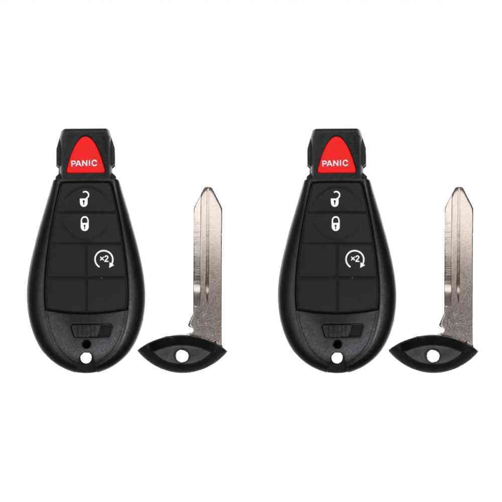 2-Pack Replacement Remote Key Fob Rubber Buttons For GMC Chevy Silverado Tahoe Escalade 2003-2006 - View #9