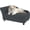 Dark Gray, variant on NeoNiches Luxury Fancy Dog Couch with Hidden Storage for Puppies, Gray | Small Dog Sofa Bed with 2" Soft Foam, Modern Pet Furniture for Little Breeds