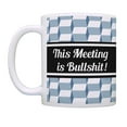 thumbnail image 2 of ThisWear Sarcastic Coffee Mugs This Meeting Mug Set Work Humor Gifts 11 ounce 2 Pack Coffee Mugs, 2 of 4