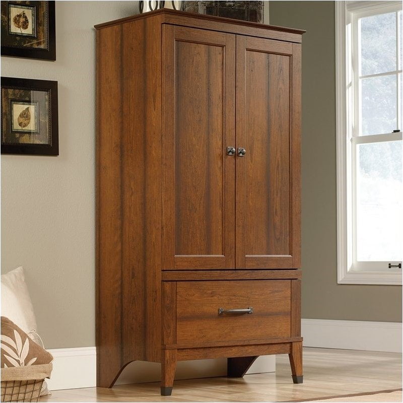 Pemberly Row Armoire in Washington Cherry