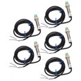 thumbnail image 3 of Sensor De Proximidad Inductivo 5 Piezas Interruptor De Proximidad M12x1 2 Hilos Normalmente Cerrado 4 Mm Detección IP65 Detector De Interruptor De Proximidad Para Sistema De Control Automático 10-36V, 3 of 7