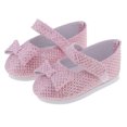 thumbnail image 2 of Zapatos de Cuero PU Bowknot Pisos para 18 "Muñeca Americana Nuestra Generación Dolls Dress Sunnimix Zapatos de muñecas, 2 of 8