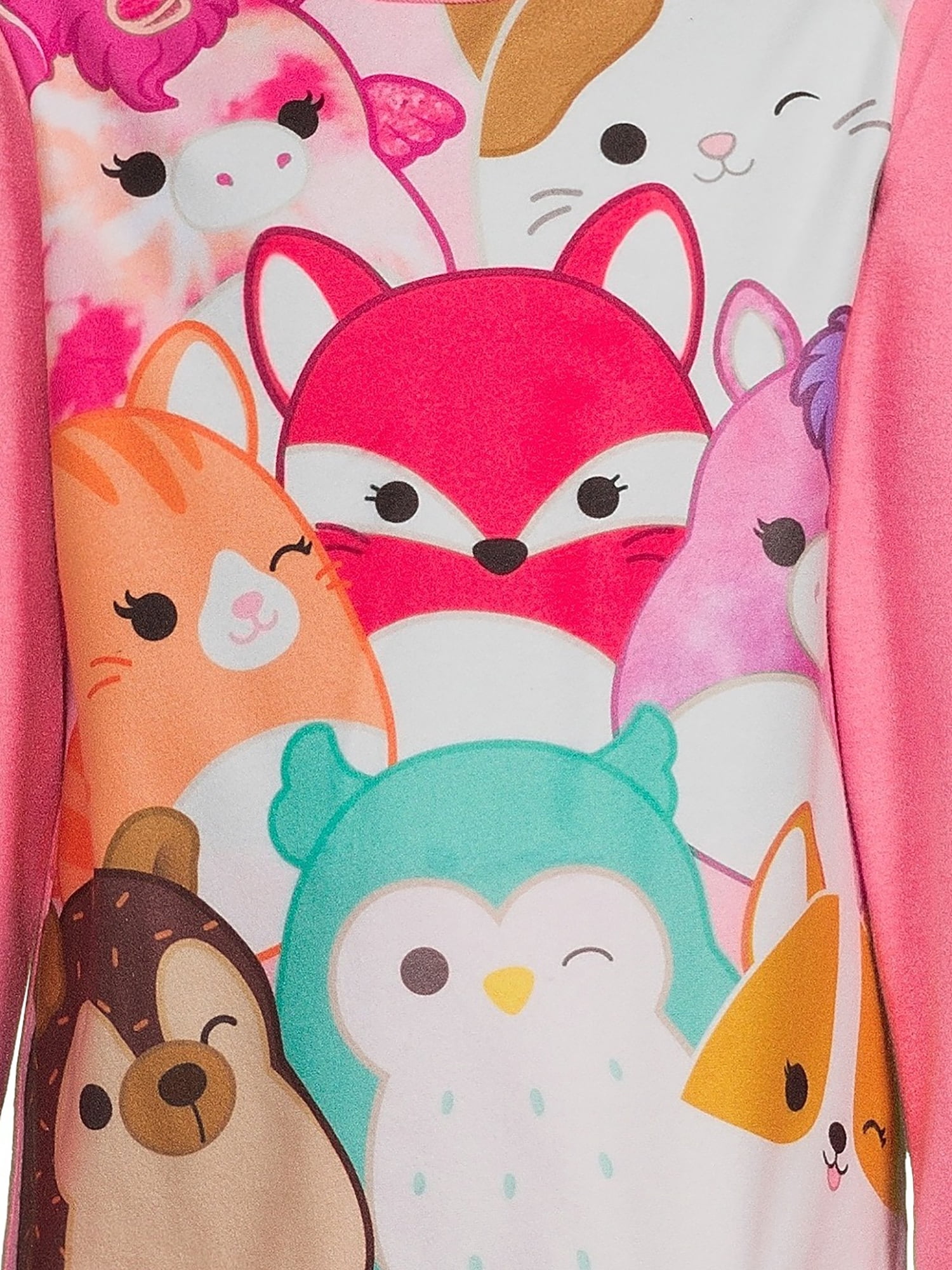 Girls Licensed Character Long Sleeve Top and Pants Sleep Set,  2-Piece, Sizes 4-12