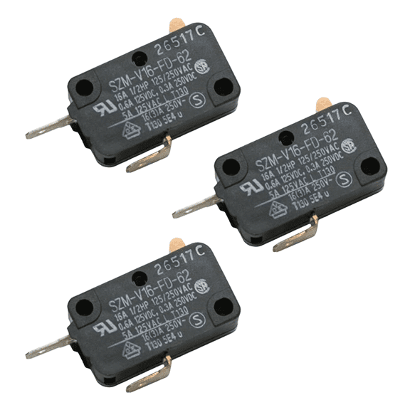 Scaroo 3405-001033 Microwave Door Switch for GE SZM-V16-FD-62 3-Pack