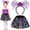 Costume Set G, variant on HIFOT Spider Costume for Kids, LED Spider Tutu Skirt Light Up Spiderweb Headband Set Illuminate Spider Fancy Dress Girls Halloween Costumes Cosplay Party