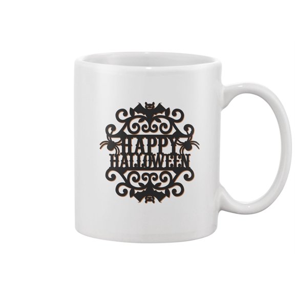 Happy Halloween Quote Design Mug -Image by Shutterstock