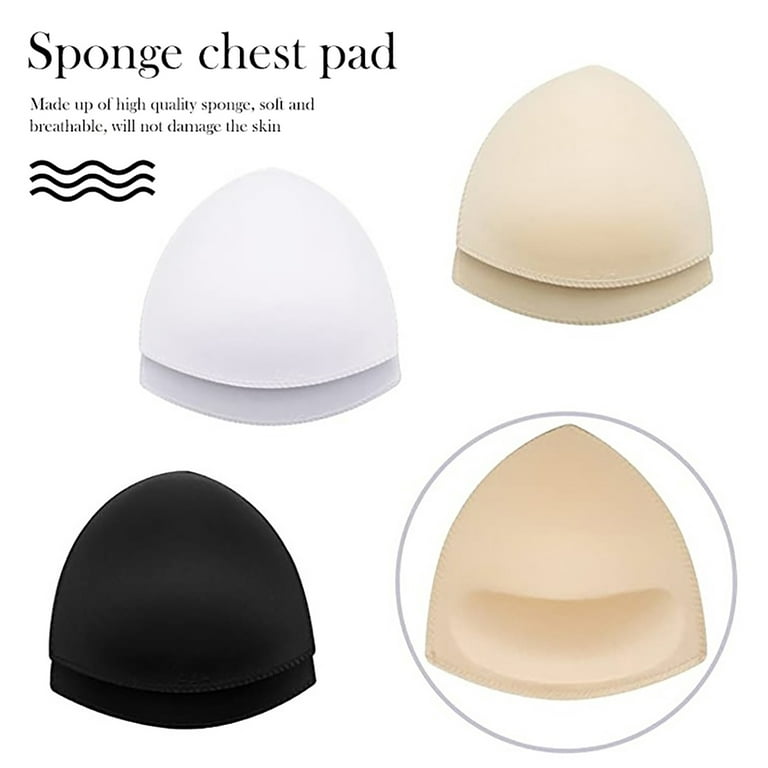  FOOT OF THE TREE Super Thick Bra Pads Inserts 3 Pairs  Removable Breast Enhancers Push Up Bra Cups Paddings