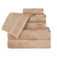 thumbnail image 2 of Superior 6-Piece Ultra-Soft Bamboo Bath Towel Set for Bathroom, Spa, and Gym, Sand, 2 of 10
