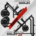 Syedee Complete Work Out Leg Press Hack Squat Machine with Linear