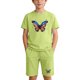 thumbnail image 1 of Odeerbi Niños Niñas Outfit Día de La Independencia Camiseta de Manga Corta Con Estampado Patriótico Con Pantalones Cortos Set de 2 Piezas, 1 of 9
