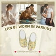 thumbnail image 7 of Fotbe Frog Bee Pattern Women's Fuzzy Curly Fur Memory Foam Loafer Slippers Indoor Outdoor Slippers Winter Home Shoes-39/40, 7 of 7
