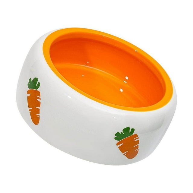 Non Slip Rabbit Feeder Bowl Feeding Basin for Hedgehog Rabbit Feeder Bowl Gerbils Puppy Kitten 11cmx4.5cm Round