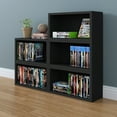 thumbnail image 4 of Way Basics zBoard Stackable DVD Rack Storage-Color:Black, 4 of 7