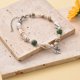 thumbnail image 1 of Nvzi Pulsera de cuentas de arroz con concha Pulsera de cuentas de cristal con colgante de playa, estilo E, 1 of 4