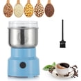 thumbnail image 1 of Multifunctional Grinder 200w 14500rpm Bean Mill Ultra Fine Coffee Machine, 300ml Portable Electric Grain Grinder, Stainless Steel, for Drying Materials, Spices, Herbs, Coffee, Blue, 1 of 5