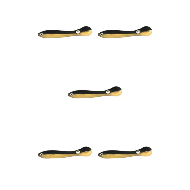 Toystoory 10 piezas de señuelo de pesca falso elástico cebo de agua dulce atracción Swimbaits PVC Crankbait Tackle 10 cm tipo 1 Tipo 1 5piezas