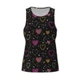 thumbnail image 4 of Easygdp Heart and Stars Men's Tank Top, Sleeveless Muscle T Shirts, Breathable, Quick-Dry, Loose for Gym, Running, Fitness - Large, 4 of 9