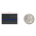 thumbnail image 3 of RAPDOM Rubber USA Forward Flag Patches Mini Police/Firefighther (Red/Blue Line), 3 of 3