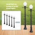thumbnail image 3 of 10pcs LCX04 Model Railway Lamppost lamps Street Lights O Scale LEDs, 3 of 5