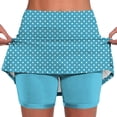 thumbnail image 2 of Utoimkio Women's Polka Dot Tennis Skirt with Built-in Shorts,High Waist Casual Athletic Skort for Golf & Workout, 2 of 5