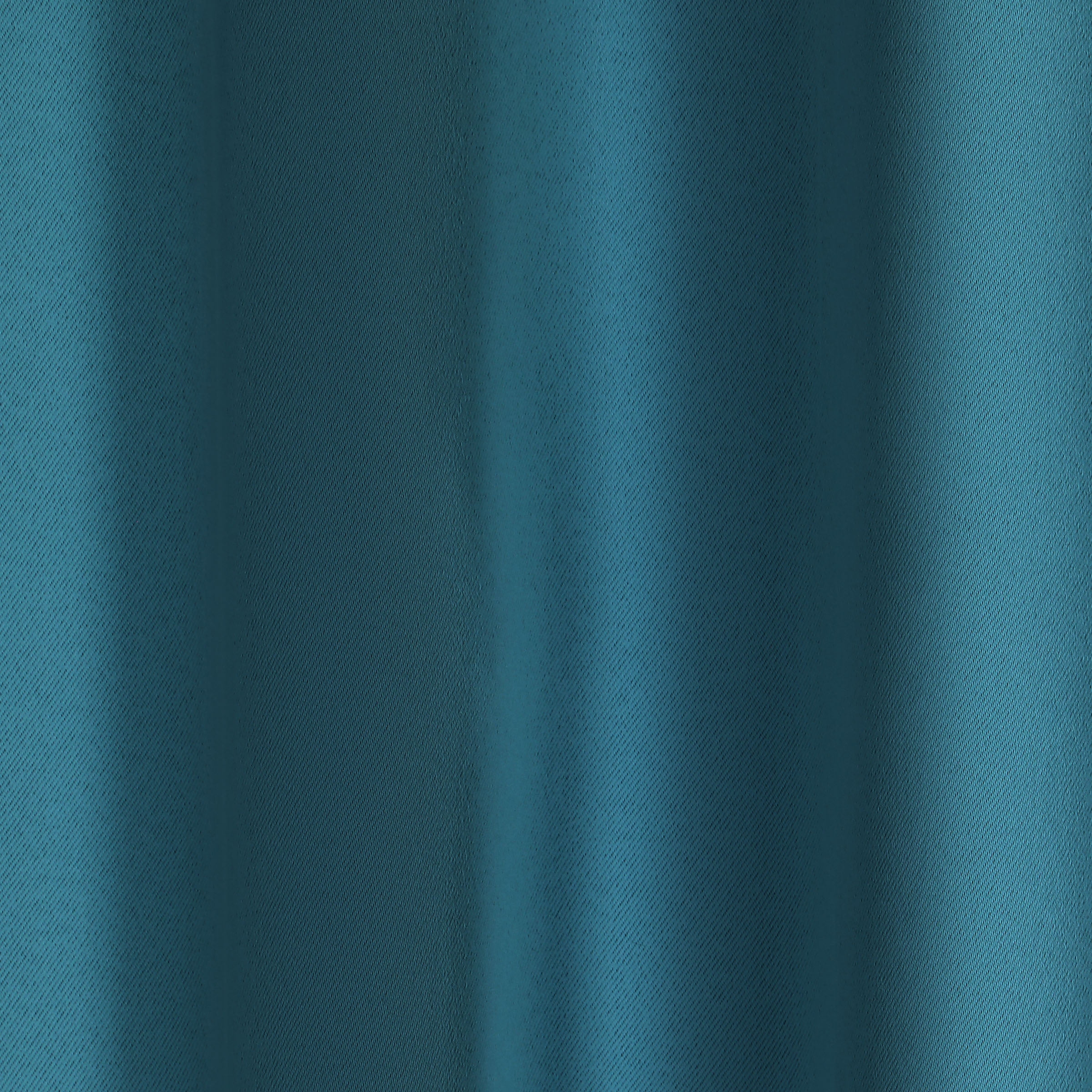 Eclipse Phoenix Solid Color Blackout Rod Pocket Panel Pair, Set of 2, Teal Blue, 37 x 63