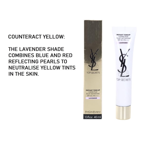 YVES SAINT LAURENT YSL TOP SECRET CC CREAM - COLOR CORRECTING PRIMER WITH SPF TO NEUTRALIZE YELLOW TONES