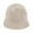 Beige, variant on Prolriy Winter Hats for Women Autumn/Winter Solid Color Warm Ear Big Head Waist Water Bucket Knitted Woolen Hat Bucket Hat Cloche Hat Beige