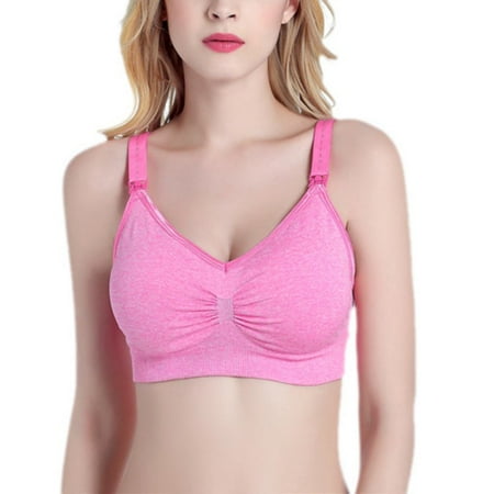 

EleaEleanor Women Nursing Bra Breast Feeding Maternity Wire Free Bras Cross Breastfeeding Push Up Pregnant Underwear Tank Top