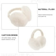 thumbnail image 4 of UPOUART 1Pack Earmuff Winter Style Plush Round Ohrenschutzer for Girls Cold Weather, 4 of 5
