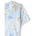 thumbnail image 3 of The Children's Place Boys Short Sleeve Snug Fit Easter Print Cotton Pajamas, Sizes 4-16, 3 of 4