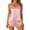 Pink, variant on yillto Womens Satin Pajamas Set Sleeveless Backless Camisoles Tops and Silky Pjs Shorts Bottoms 2 Piece