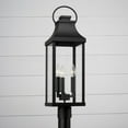 thumbnail image 3 of 3 Light Outdoor Post Lantern In Traditional Style-26.75 Inches Tall And 8 Inches Wide-Black Finish Capital Lighting 946432Bk, 3 of 7