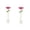 pink, variant on POLISE Spaces Vibrant Flower Metal Bird Feeder Garden Stake Weatherproof Decorative Feeding Station with 5 Prong Ground Stake for Outdoor Yard Lawn Or Patio Use