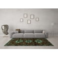 thumbnail image 3 of Ahgly Company Indoor Rectangle Persian Turquoise Blue Traditional Area Rugs, 3' x 5', 3 of 4