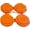 Orange - 4 Can, variant on Reusable Green Can Holder Carrier, Six Can, Pack of 20 - Snap Off Carrier For 12 oz & 16 oz Cans - Brewery Homebrewing Beverage Canning & Transport - 100% Recycled Plastic, USA Made - Bits N Things