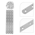thumbnail image 2 of 1 Set Flat Mending Plate 12 Inch With Screws Stainless Steel Straight Brackets For Repair And Fixing For Furniture And Wood Joining, 2 of 8
