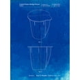 thumbnail image 2 of Borders, Cole 12x14 Gold Ornate Wood Framed with Double Matting Museum Art Print Titled - PP906-Faded Blueprint Keurig Cup Poster, 2 of 4