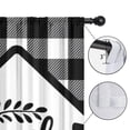 thumbnail image 4 of Blackout Kids Curtains,Family Buffalo Plaid Childrens Insulated Curtains Set Of 2,Bedroom Essentials,Toddler Room Decor 52x84in(132x213cm), 4 of 4