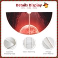 thumbnail image 3 of Bingfone Christmas Tree Skirt Mat Christmas Decoration Interior 36" -Red Moon Lava, 3 of 6