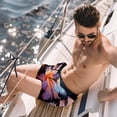 thumbnail image 2 of luoweisi Men's Beach Shorts Quick Dry Swim Trunks with Mesh Lining Butterfly M, 2 of 5