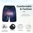 thumbnail image 3 of Naloa Planets Stars And Galaxies1 Print Men Swim Trunks with Compression Liner ,Board Shorts,Men's Swim Shorts with Drawstring and Elastic Waistband-3X-Large, 3 of 6