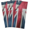 thumbnail image 6 of Vintage USA UK Flag Tea Towels 4 Pack American England Flag Kitchen Dish Cloth with Hanging Loop, 18"x28" Lint-Free Absorbent Towel for Kitchen Drying Wiping and Cleaning, 6 of 7