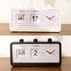 thumbnail image 1 of 2 Piezas Flip Clock Number Classic Reloj de Pared Moderno Botones para Ajustar Reloj o Fecha y Día Soledad Despertador con pantalla abatible, 1 of 10