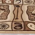 thumbnail image 4 of Allstar Rugs Allstar Berber Woven Soft Southwest Assorted Theme Rug 7' 1" x 5' 2" 5' x 8', 4 of 5
