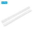 thumbnail image 3 of Unique Bargains 3pcs 20' Cable Raceway 30mm Dia Cord Cover Hider Cable Management with Buckle & Scale, White, 3 of 5