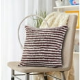 thumbnail image 2 of LR Home Ox Bay Hand-stitched Red/White Stripe All-Natural Cotton Pillow Cover, 2 of 8