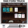 thumbnail image 2 of Detroit Iron OEM 1969 Ford Truck / Van / Bronco Shop Manuals & Wiring Diagrams Kit on USB, 2 of 2