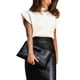 thumbnail image 1 of Txlixc Blusa de cuello alto de manga corta Txlixc moda, 1 of 9